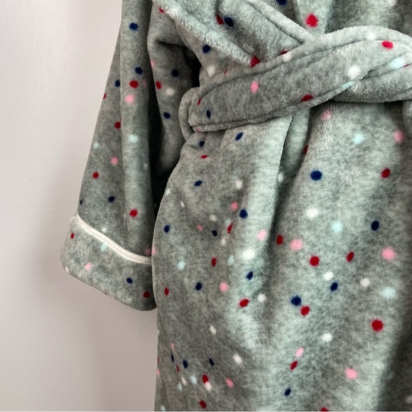 Kate Spade Fuzzy Polka Dot Short Robe - Picture 4 of 6